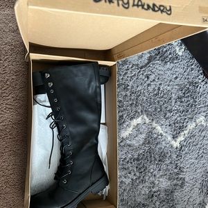 Verve smooth black boots